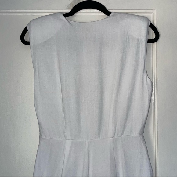 NWT Rumer (Anthropologie) White Linen Maxi Dress Small $299 - Picture 14 of 15